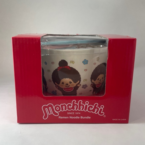 Monchhichi Other - Monchhichi Ramen Noodle Bundle MAD Engine New in Box NIB